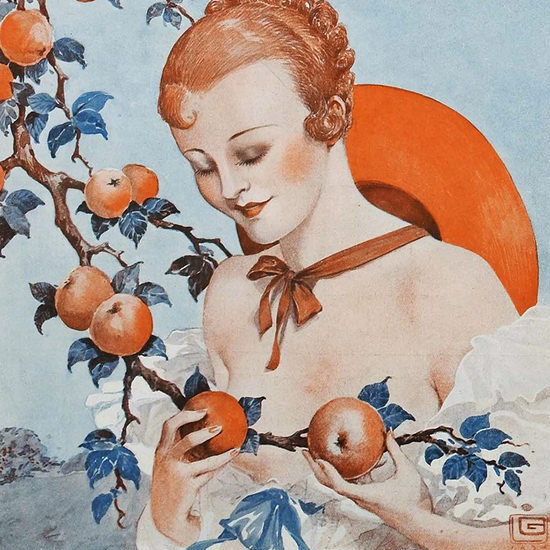 La Vie Parisienne 1934 Le Pommier Georges Leonnec crop | Best of Vintage Cover Art 1900-1970