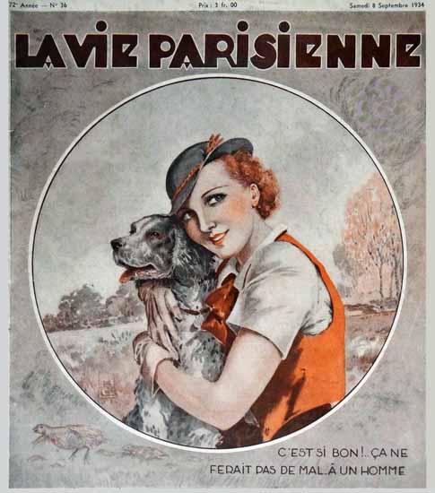 La Vie Parisienne 1934 Pas De Mal Georges Leonnec | La Vie Parisienne Erotic Magazine Covers 1910-1939