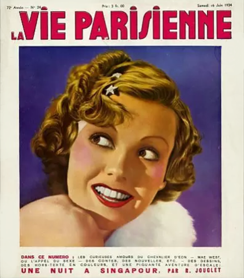 La Vie Parisienne 1934 Une Nuit A Singapour Sex Appeal | Sex Appeal Vintage Ads and Covers 1891-1970