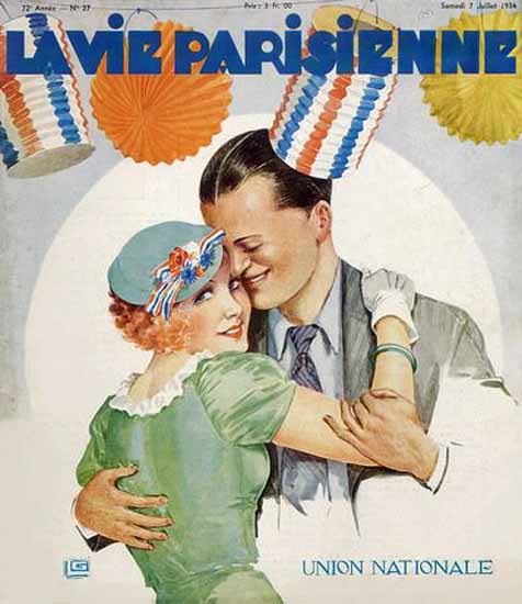 La Vie Parisienne 1934 Union Nationale Sex Appeal | Sex Appeal Vintage Ads and Covers 1891-1970