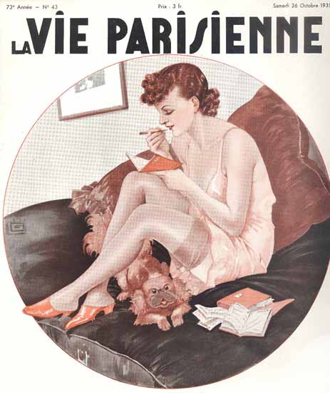 La Vie Parisienne 1935 Comptes Georges Leonnec Sex Appeal | Sex Appeal Vintage Ads and Covers 1891-1970