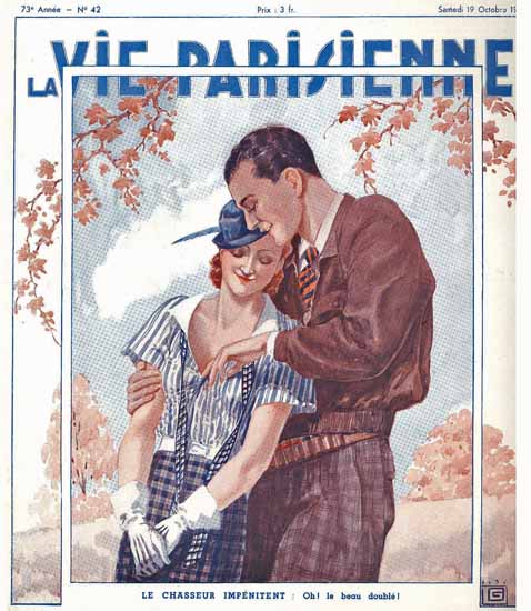 La Vie Parisienne 1935 Impenitent Georges Leonnec Sex Appeal | Sex Appeal Vintage Ads and Covers 1891-1970