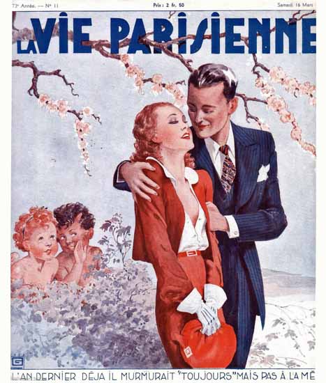 La Vie Parisienne 1935 L An Dernier Georges Leonnec Sex Appeal | Sex Appeal Vintage Ads and Covers 1891-1970