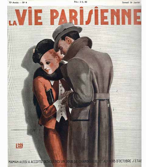 La Vie Parisienne 1935 Maman Georges Leonnec Sex Appeal | Sex Appeal Vintage Ads and Covers 1891-1970