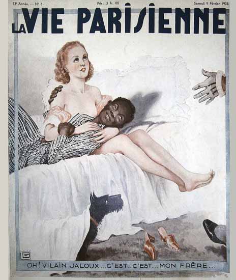 La Vie Parisienne 1935 Mon Frere Georges Leonnec Sex Appeal | Sex Appeal Vintage Ads and Covers 1891-1970