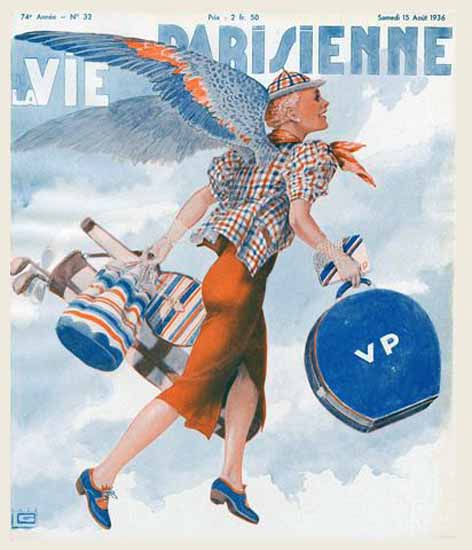 La Vie Parisienne 1936 Ailes Georges Leonnec Sex Appeal | Sex Appeal Vintage Ads and Covers 1891-1970