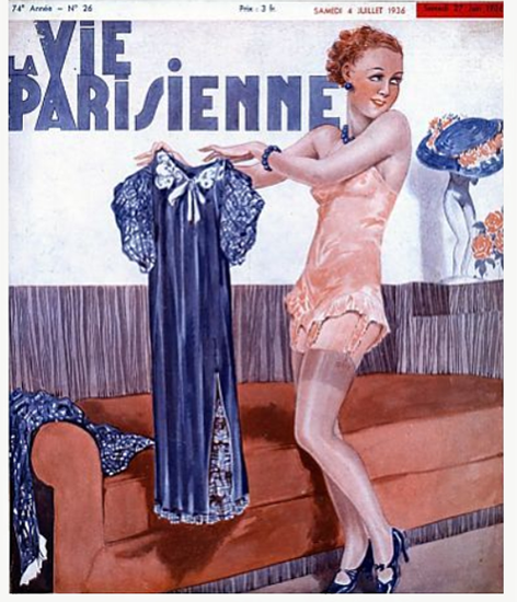 La Vie Parisienne 1936 Dynamisme Sex Appeal | Sex Appeal Vintage Ads and Covers 1891-1970