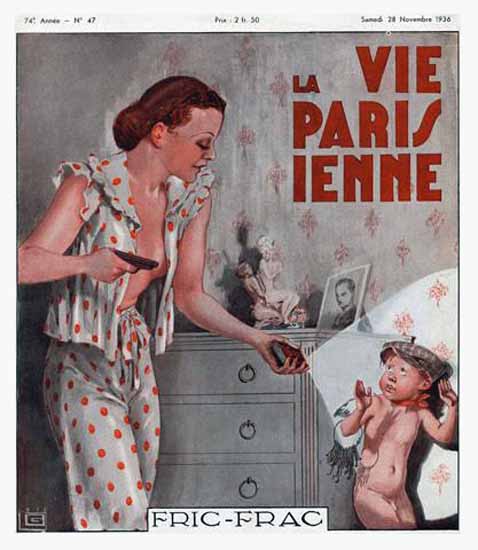 La Vie Parisienne 1936 Fric-Frac Georges Leonnec Sex Appeal | Sex Appeal Vintage Ads and Covers 1891-1970