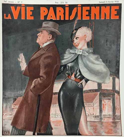 La Vie Parisienne 1936 La Crise Georges Leonnec Sex Appeal | Sex Appeal Vintage Ads and Covers 1891-1970