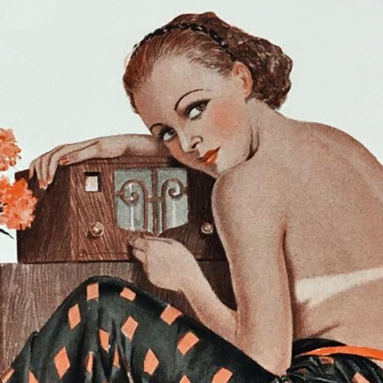 La Vie Parisienne 1936 Mediterranee Georges Leonnec crop B | Best of Vintage Cover Art 1900-1970