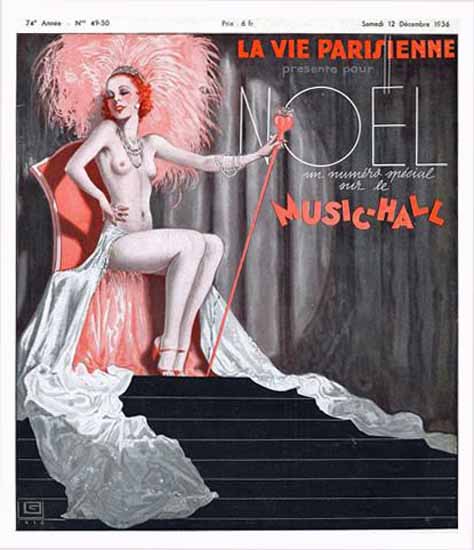 La Vie Parisienne 1936 Noel Georges Leonnec Sex Appeal | Sex Appeal Vintage Ads and Covers 1891-1970