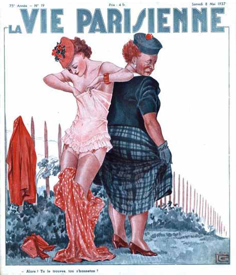 La Vie Parisienne 1937 Hanneton Georges Leonnec Sex Appeal | Sex Appeal Vintage Ads and Covers 1891-1970