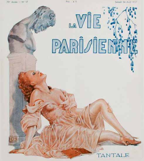 La Vie Parisienne 1937 Tantale Georges Leonnec Sex Appeal | Sex Appeal Vintage Ads and Covers 1891-1970