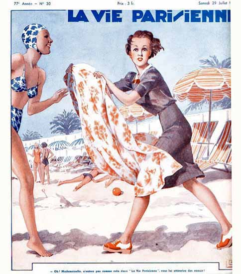 La Vie Parisienne 1939 Juillet 29 Sex Appeal | Sex Appeal Vintage Ads and Covers 1891-1970