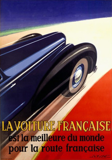 La Voiture Francaise Est La Meilleure Du Mond | Vintage Ad and Cover Art 1891-1970