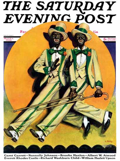 Lawrence Toney Saturday Evening Post 1930_03_01 | The Saturday Evening Post Graphic Art Covers 1892-1930