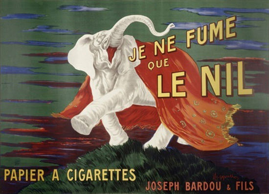 Le Nil Papier A Cigarettes Joseph Bardou | Vintage Ad and Cover Art 1891-1970