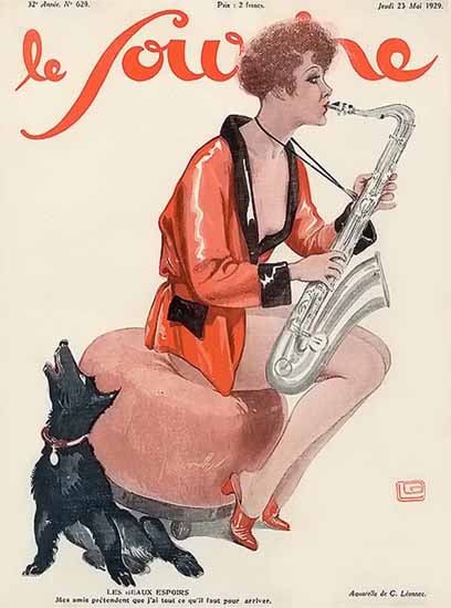 Le Sourire 1929 Les Beaux Espoirs Georges Leonnec | Sex Appeal Vintage Ads and Covers 1891-1970