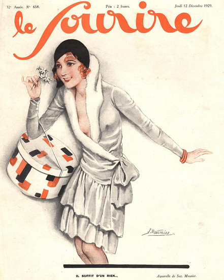 Le Sourire Magazine 1929 Il Suffit D Un Rien | Sex Appeal Vintage Ads and Covers 1891-1970