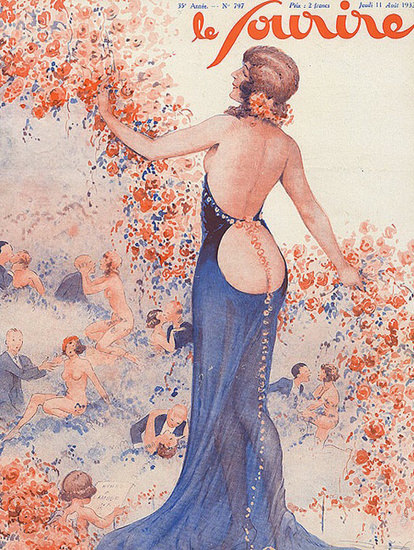 Le Sourire Magazine 1933 Les Amoureux | Sex Appeal Vintage Ads and Covers 1891-1970