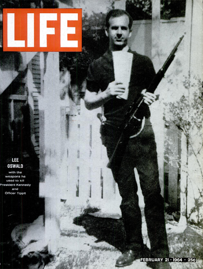 Lee Oswald is he the JFK Murder 21 Feb 1964 Copyright Life Magazine | Life Magazine BW Photo Covers 1936-1970