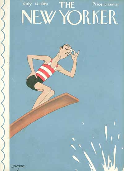 Leonard Dove The New Yorker 1928_07_14 Copyright | The New Yorker Graphic Art Covers 1925-1945