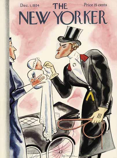 Leonard Dove The New Yorker 1934_12_01 Copyright | The New Yorker Graphic Art Covers 1925-1945