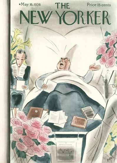 Leonard Dove The New Yorker 1936_05_16 Copyright | The New Yorker Graphic Art Covers 1925-1945