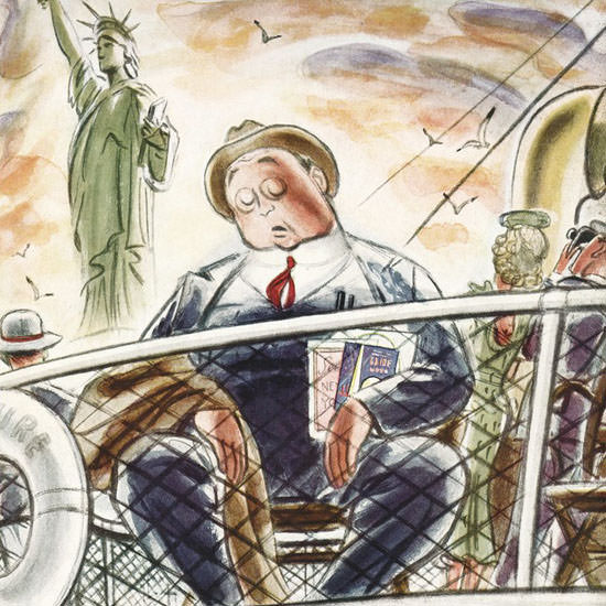 Leonard Dove The New Yorker 1939_06_24 Copyright crop | Best of 1930s Ad and Cover Art