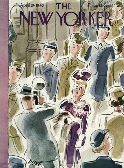 Leonard Dove The New Yorker 1943_04_24 Copyright | The New Yorker Graphic Art Covers 1925-1945