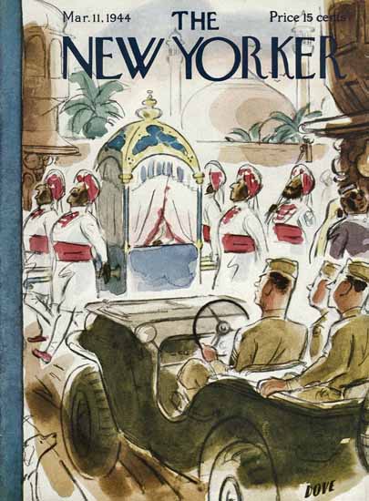 Leonard Dove The New Yorker 1944_03_11 Copyright | The New Yorker Graphic Art Covers 1925-1945