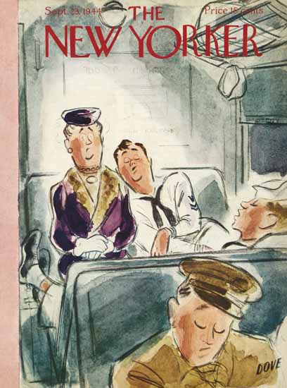 Leonard Dove The New Yorker 1944_09_23 Copyright | The New Yorker Graphic Art Covers 1925-1945