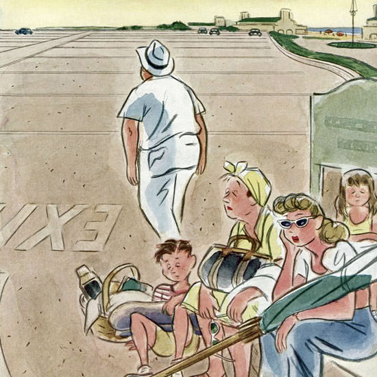 Leonard Dove The New Yorker 1950_09_02 Copyright crop | Best of 1950s Ad and Cover Art