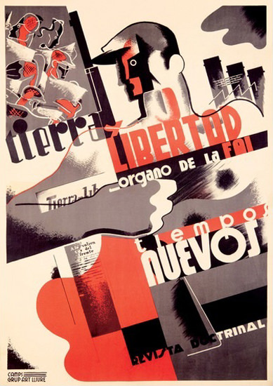 Libertad Tiempos Nuevos | Vintage War Propaganda Posters 1891-1970