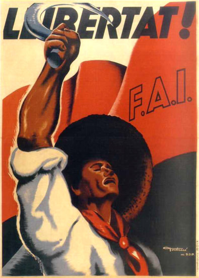 Libertat FAI | Vintage War Propaganda Posters 1891-1970