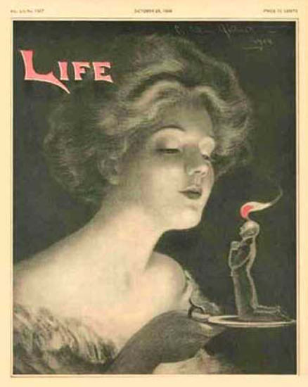 Life Magazine Copyright 1908 The Candle Of Love | Sex Appeal Vintage Ads and Covers 1891-1970