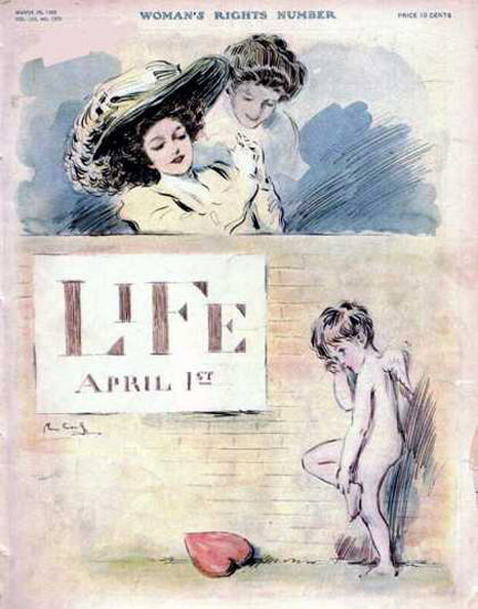 Life Magazine Copyright 1909 Womens Rights Number | Vintage Ad and Cover Art 1891-1970