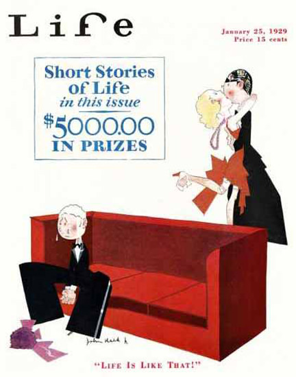 Life Magazine Copyright 1929 Life Is Like That Short Stories | Sex Appeal Vintage Ads and Covers 1891-1970