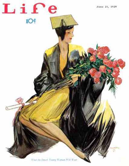 Life Magazine Copyright 1929 The Smart Young Woman | Sex Appeal Vintage Ads and Covers 1891-1970