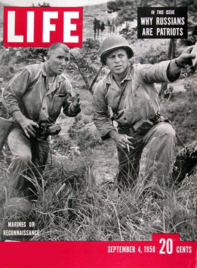 Life Magazine Copyright 1950 Marines In Korea | Vintage Ad and Cover Art 1891-1970