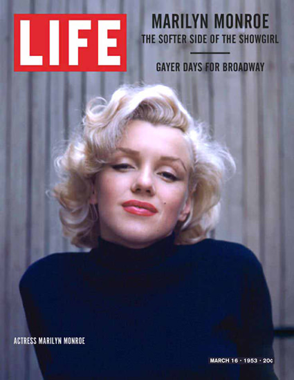 Life Magazine Copyright 1953-03 Marilyn Monroe | Sex Appeal Vintage Ads and Covers 1891-1970