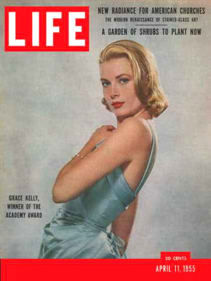 Life Magazine Copyright 1955 Grace Kelly Academy Award | Sex Appeal Vintage Ads and Covers 1891-1970