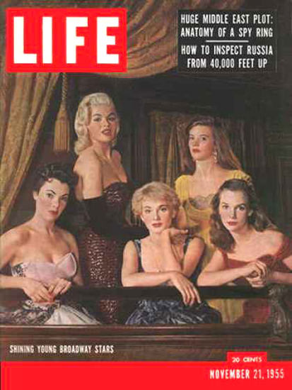 Life Magazine Copyright 1955 Shining Young Stars | Sex Appeal Vintage Ads and Covers 1891-1970