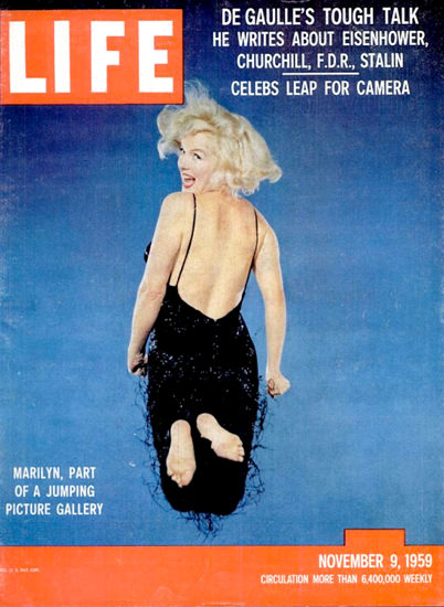 Life Magazine Copyright 1959 Marilyn Monroe Gallery | Sex Appeal Vintage Ads and Covers 1891-1970