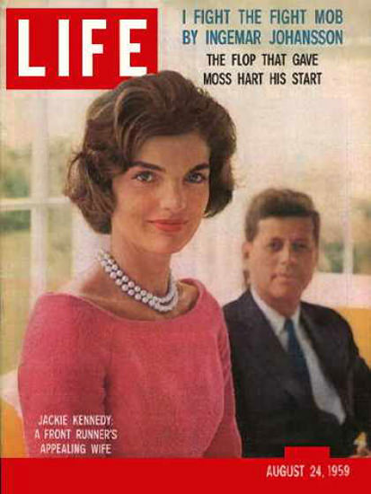 Life Magazine Copyright 1959 White House Kennedys | Vintage Ad and Cover Art 1891-1970