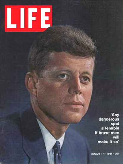 Life Magazine Copyright 1961 Kennedy Dangerous Spot | Vintage Ad and Cover Art 1891-1970