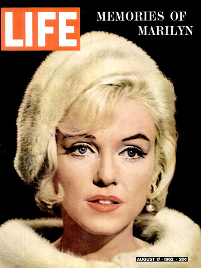 Life Magazine Copyright 1962 Marilyn Monroe Memories | Sex Appeal Vintage Ads and Covers 1891-1970