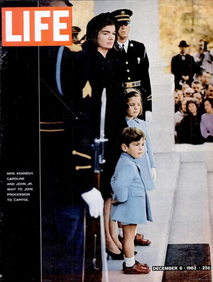 Life Magazine Copyright 1963 John F Kennedy Burial | Vintage Ad and Cover Art 1891-1970