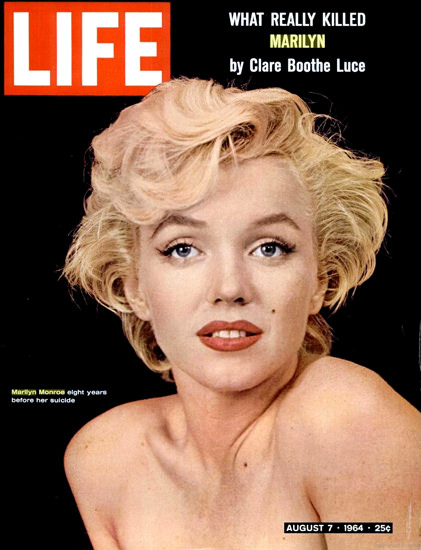 Life Magazine Copyright 1964 Marilyn Monroe | Sex Appeal Vintage Ads and Covers 1891-1970