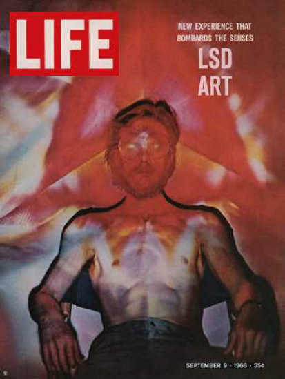 Life Magazine Copyright 1966 LSD Art New Experience | Vintage Ad and Cover Art 1891-1970